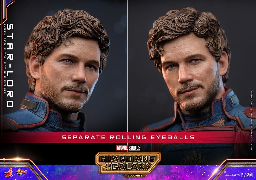 Guardians of the Galaxy Vol. 3 Movie Masterpiece Actionfigur 1/6 Star-Lord 31 cm Hot Toys
