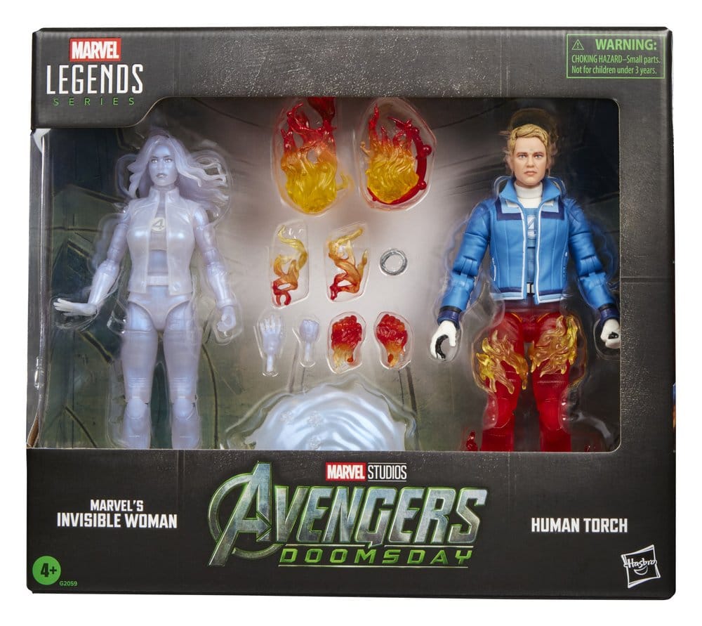 Hasbro Avengers Doomsday Marvel's Invisible Woman & Human Torch Marvel Legends 2er-Pack Actionfiguren