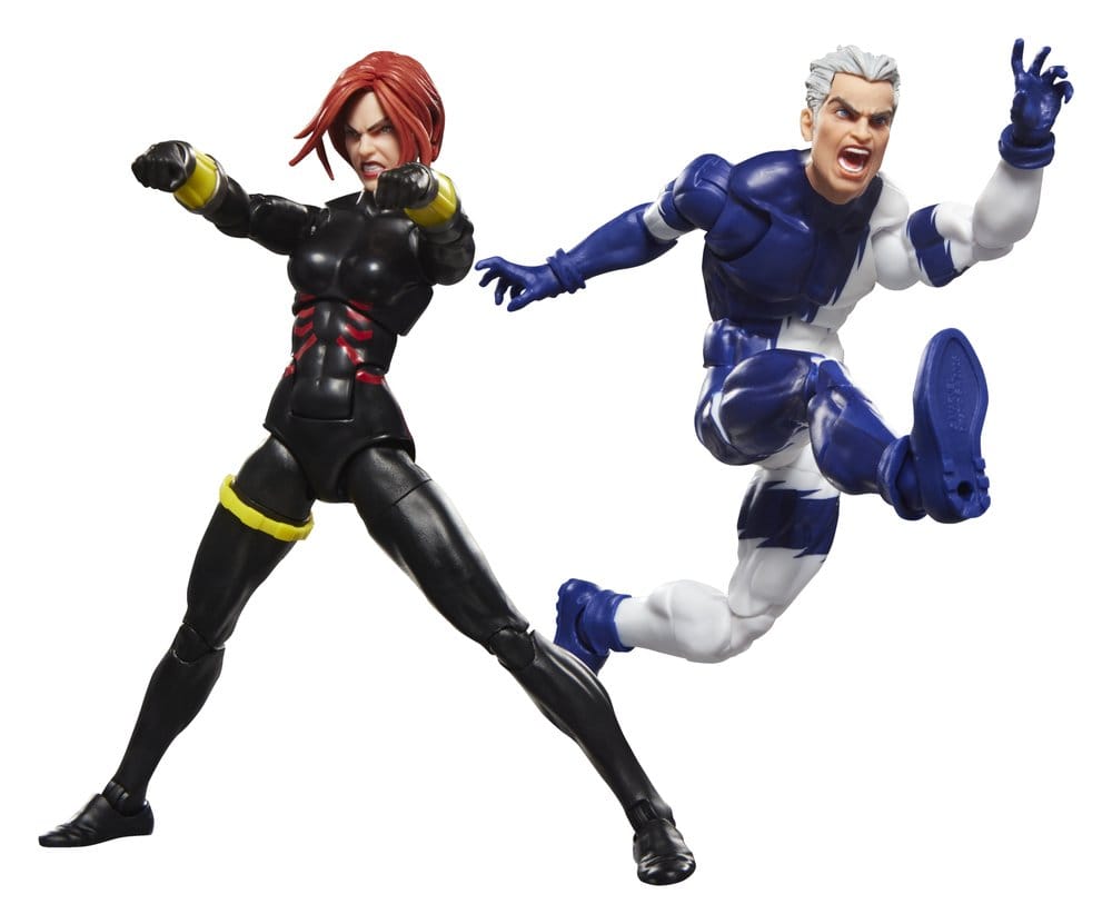 Hasbro Avengers Marvel Legends Black Widow Quicksilver 2er-Pack Actionfiguren