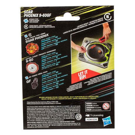 Hasbro Beyblade X Soar Phoenix Deluxe Schnur-Starter Set