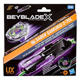 Hasbro Beyblade X Victory Grip Starter Set Saber Samurai 2-70L Right-Spin Attack类型