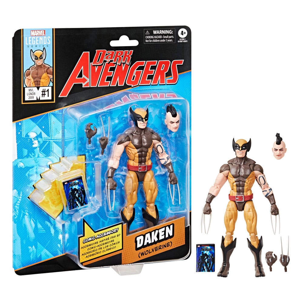 Hasbro Dark Avengers Marvel Daken Wolverine Marvel Legends Actionfigur