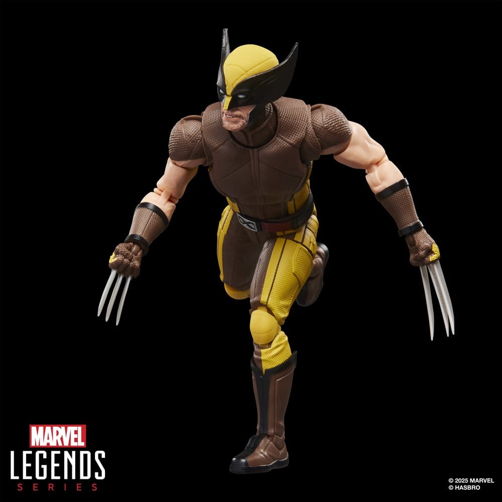 Hasbro Deadpool und Wolverine Marvel Legends Wolverine Brown Suit Actionfigur