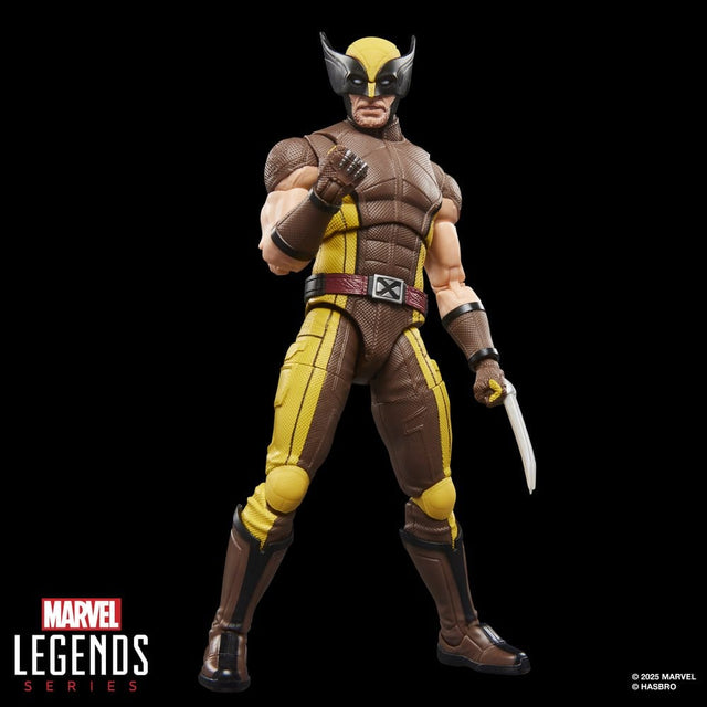 Hasbro Deadpool und Wolverine Marvel Legends Wolverine Brown Suit Actionfigur
