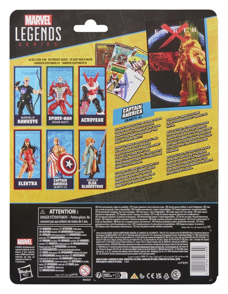 Hasbro Earth X Captain America Marvel Legends Actionfigur