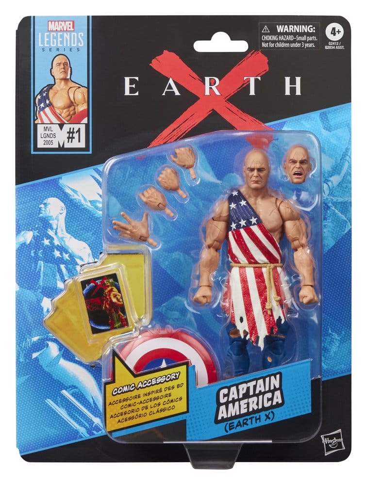 Hasbro Earth X Captain America Marvel Legends Actionfigur
