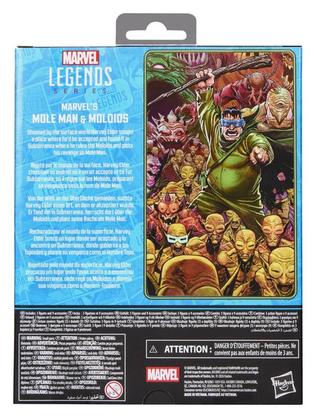 Hasbro Fantastic Four Marvel Legends Mole Man Moloids 3er-Pack Actionfiguren