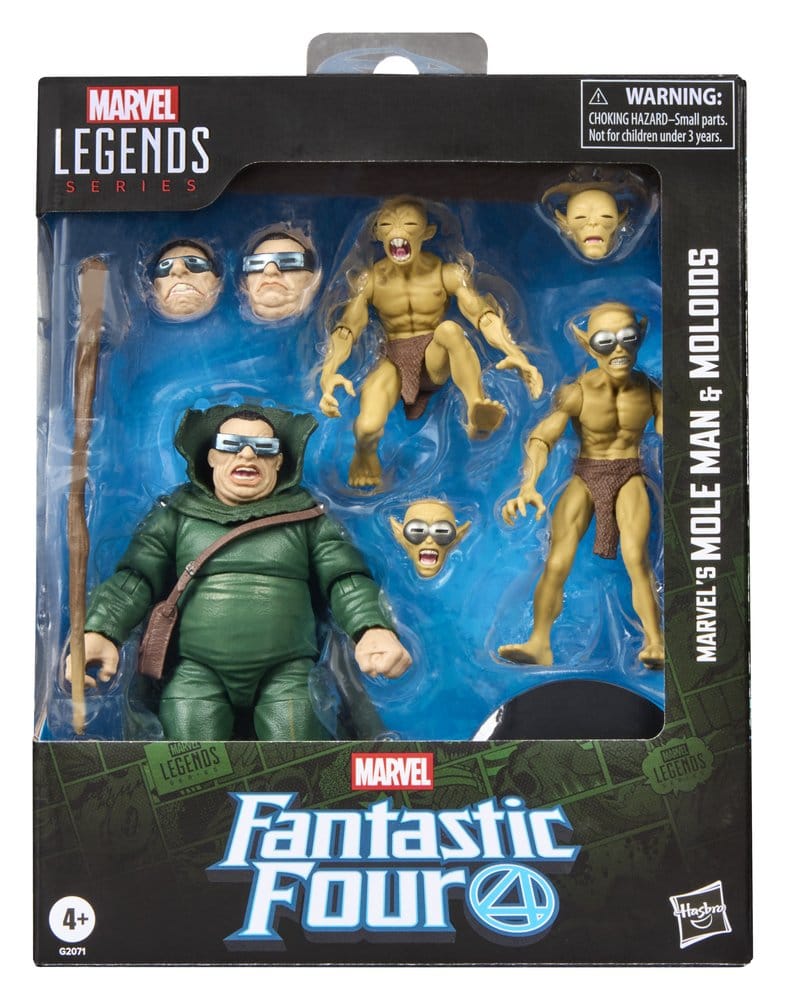 Hasbro Fantastic Four Marvel Legends Mole Man Moloids 3er-Pack Actionfiguren
