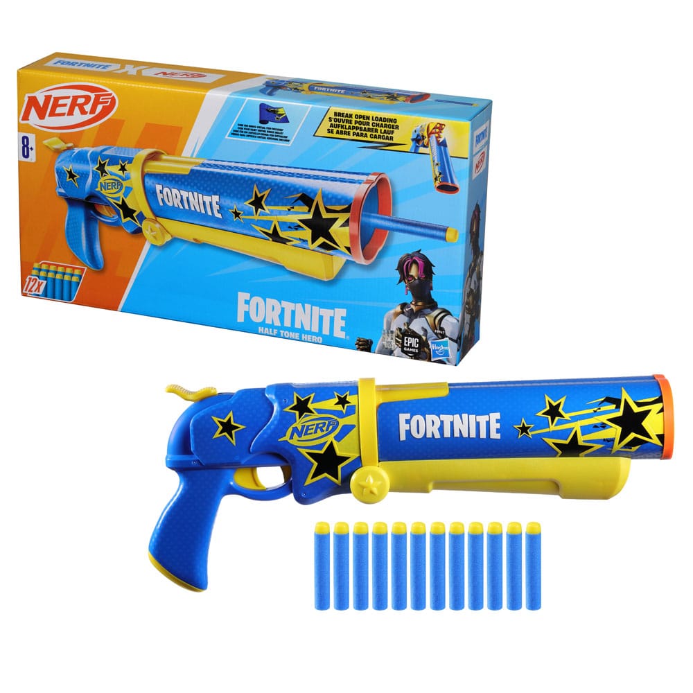 Hasbro Fortnite NERF Half Tone Hero Blaster