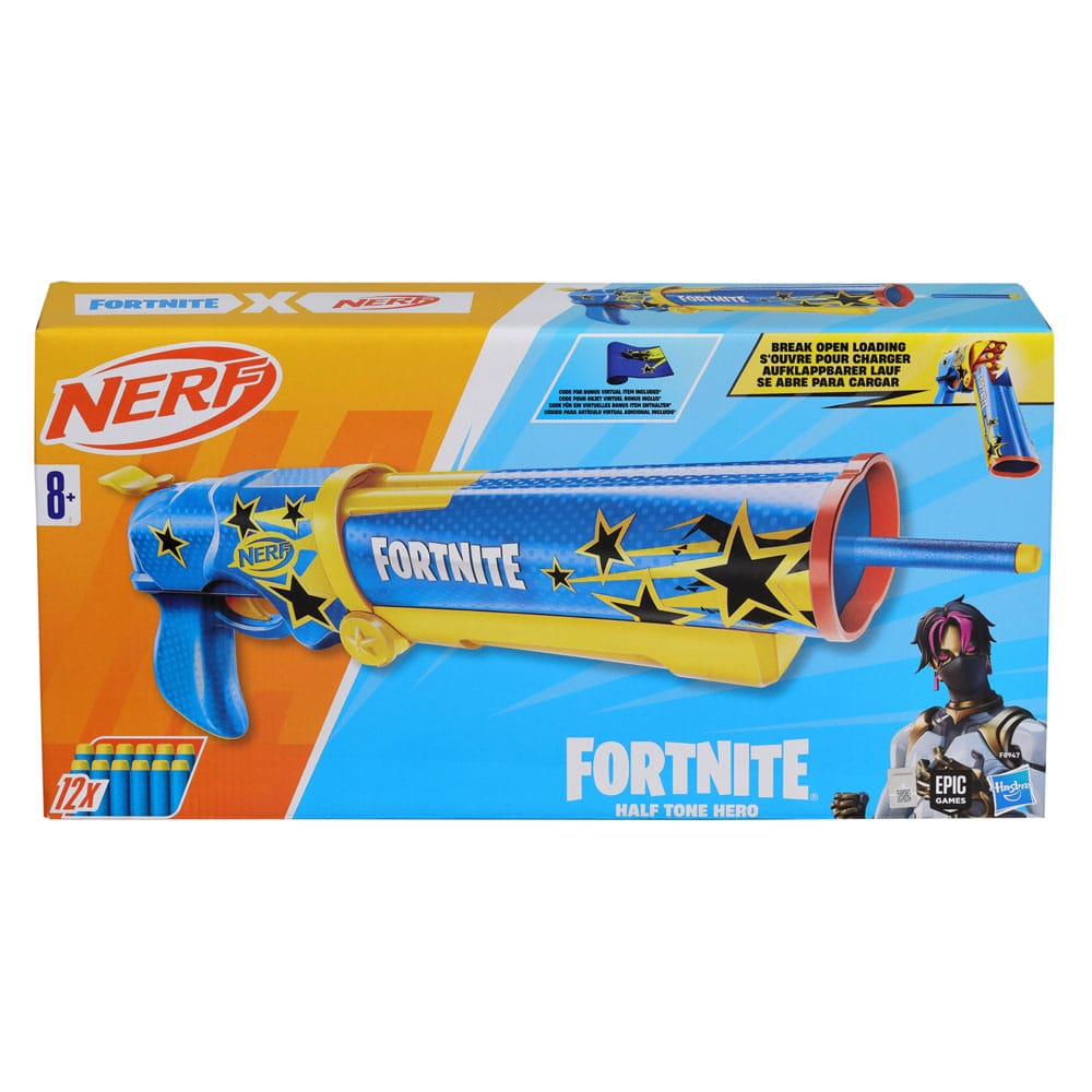 Hasbro Fortnite NERF Half Tone Hero Blaster