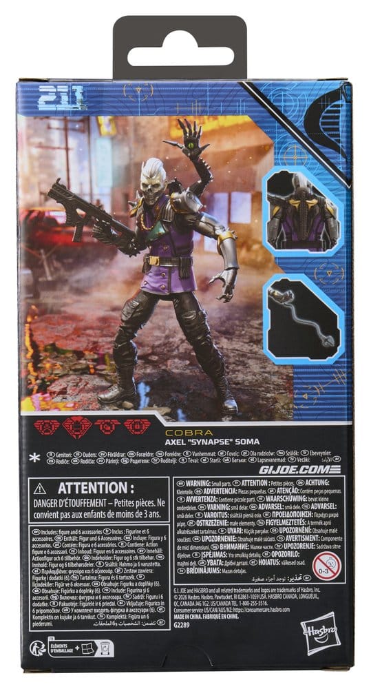 Hasbro G.I. Joe Classified Series Axel Synapse Soma Actionfigur