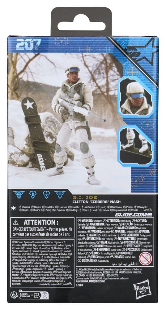 Hasbro G.I. Joe Classified Series Clifton Iceberg Nash Actionfigur
