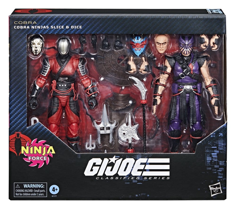 Hasbro G.I. Joe Classified Series Cobra Ninjas Slice & Dice #160 2er-Pack Actionfiguren