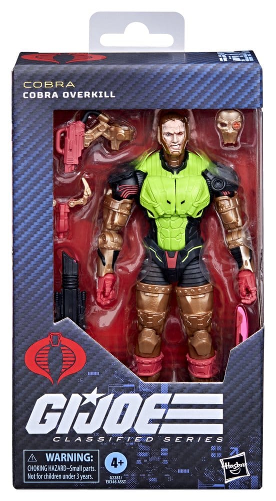 Hasbro G.I. Joe Classified Series Cobra Overkill 201 Actionfigur