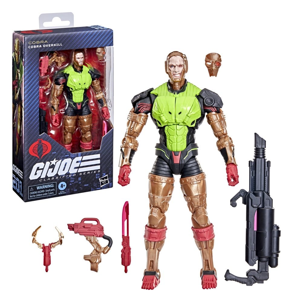 Hasbro G.I. Joe Classified Series Cobra Overkill 201 Actionfigur