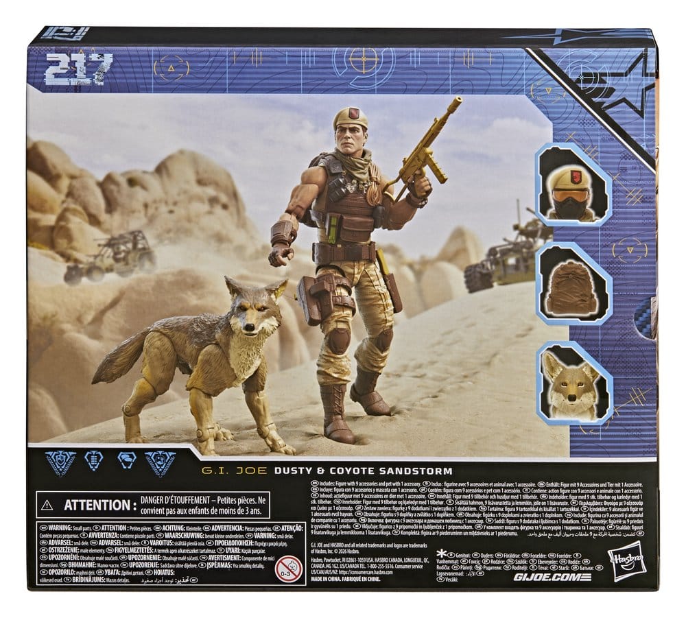 Hasbro G.I. Joe Classified Series Dusty 217 Coyote Sandstorm Actionfigur