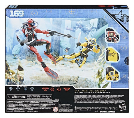 Hasbro G.I. Joe Classified Series G.I. Joe Diver vs. Cobra Diver #169 2er-Pack Actionfiguren