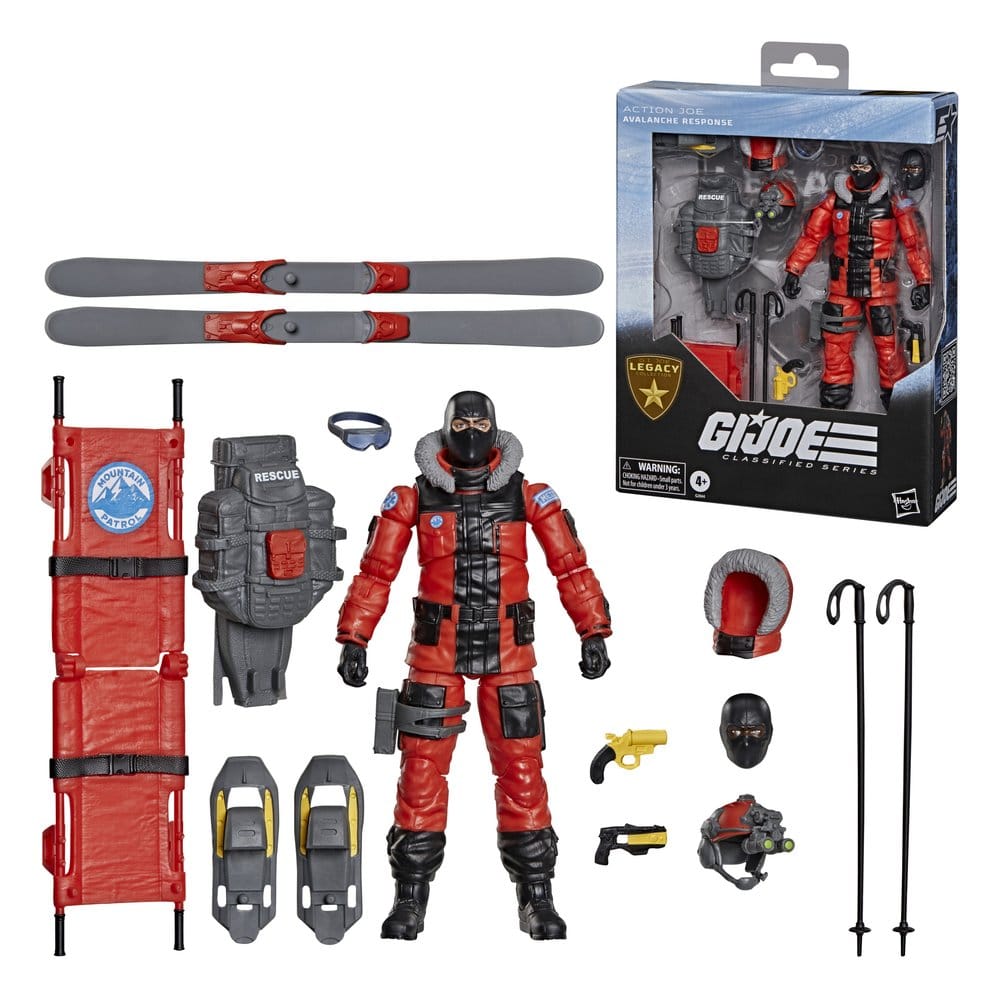 Hasbro G.I. Joe Classified Series Legacy Collection Action Joe Avalanche Response Actionfigur