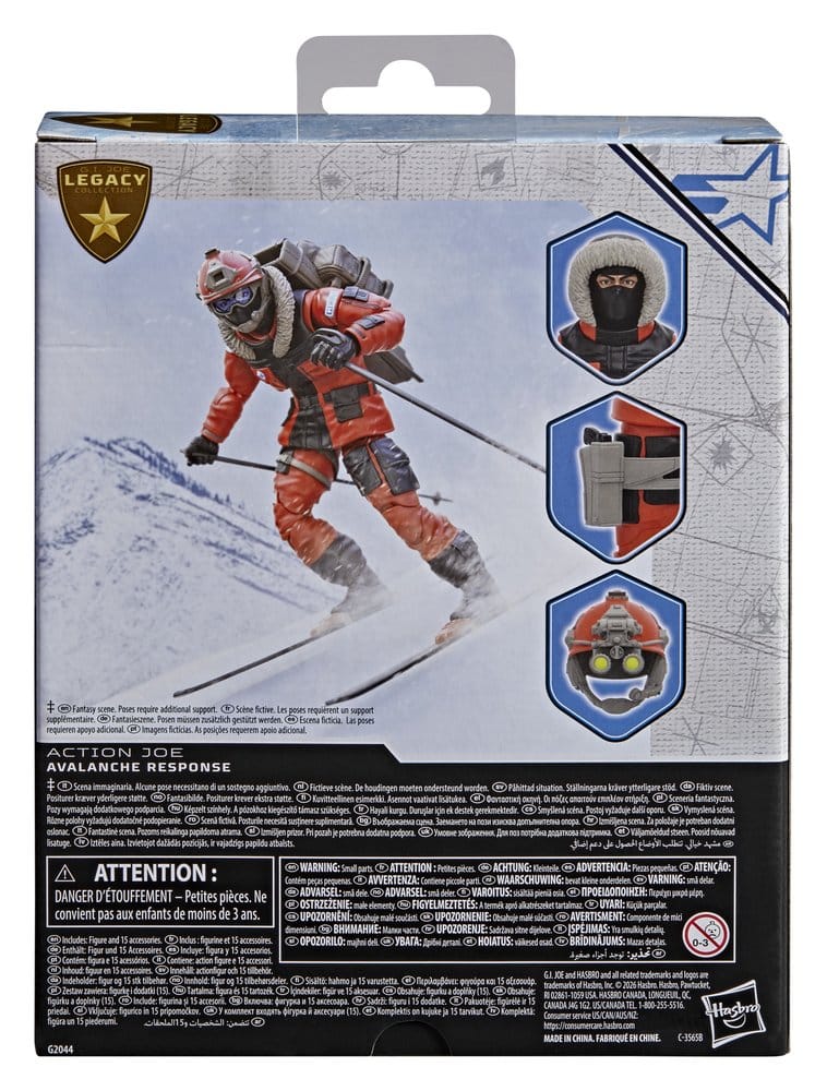 Hasbro G.I. Joe Classified Series Legacy Collection Action Joe Avalanche Response Actionfigur