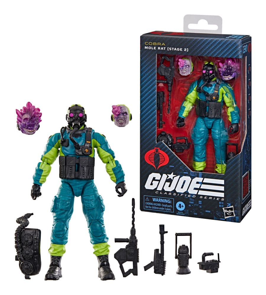 Hasbro G.i. Joe Classified Series Mole Rat Stage 2 Actionfigur