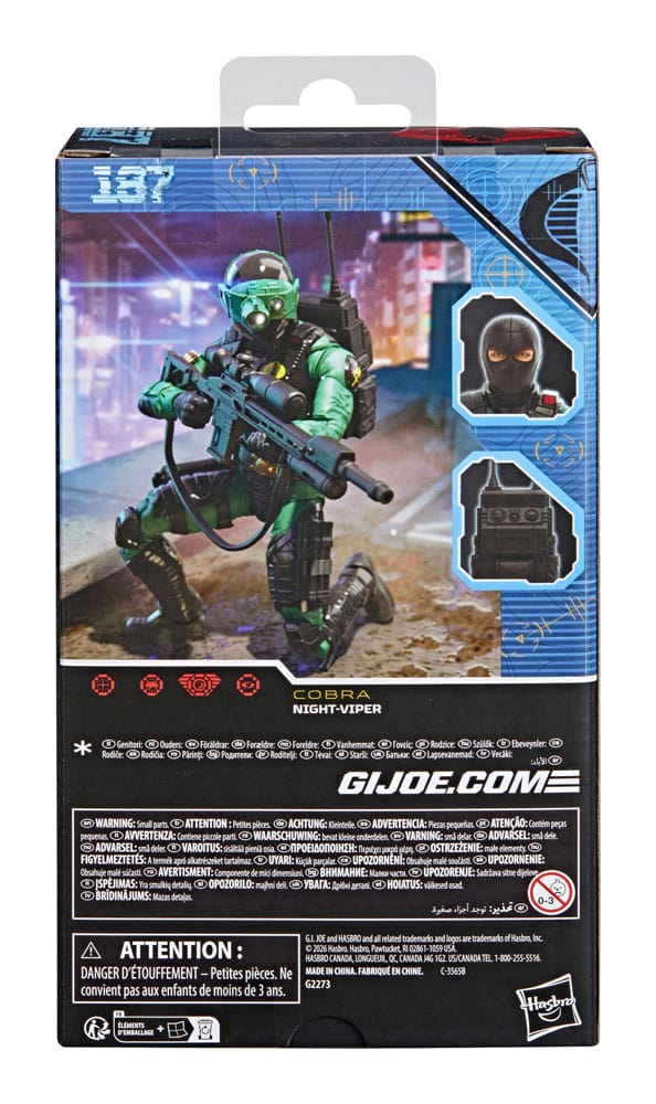 Hasbro G.I. Joe Classified Series Night-Viper Actionfigur