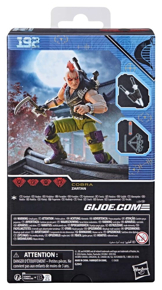 Hasbro G.I. Joe Classified Series Ninja Force Zartan Actionfigur