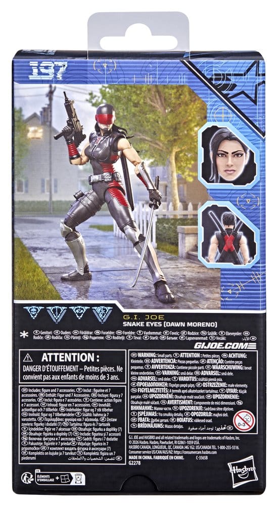 Hasbro G.I. Joe Classified Series Snake Eyes Dawn Moreno Actionfigur