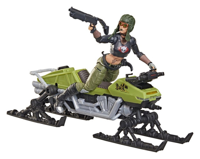 Hasbro G.I. Joe Classified Series Zanya Und Dreadnok Chameleon Swamp Skier Fahrzeug Actionfigur