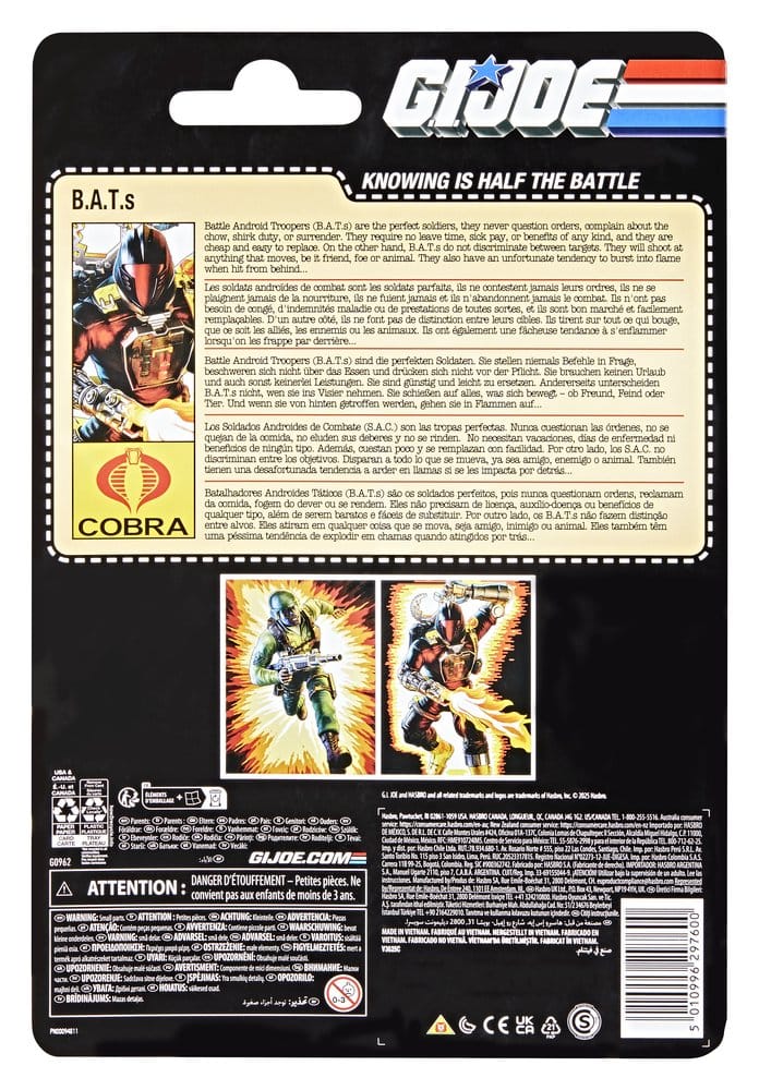 Hasbro GI Joe Classified Series B.A.T. Retro Actionfigur