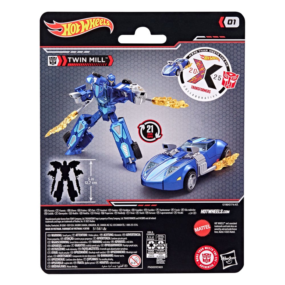 Hasbro Hot Wheels X Transformers Twin Mill Actionfigur