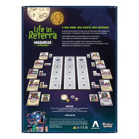 Hasbro Life in Reterra Moonrise *Englische Version* Brettspiel-Erweiterung
