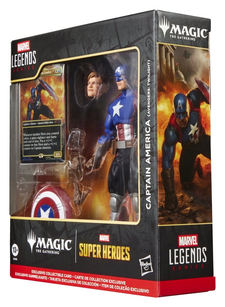Hasbro Magic The Gathering Marvel Super Heroes Captain America (Avengers Twilight) Legends Actionfigur