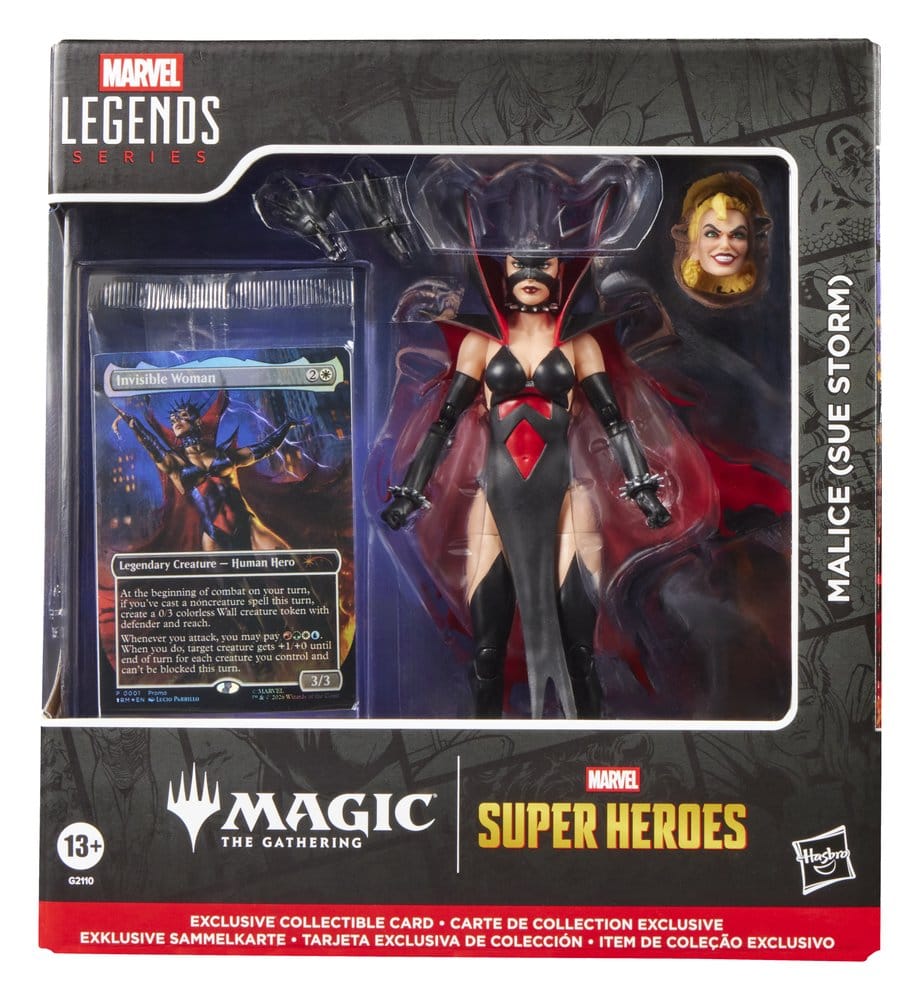 Hasbro Magic The Gathering Marvel Super Heroes Fantastic Four Malice (Sue Storm) Marvel Legends Actionfigur