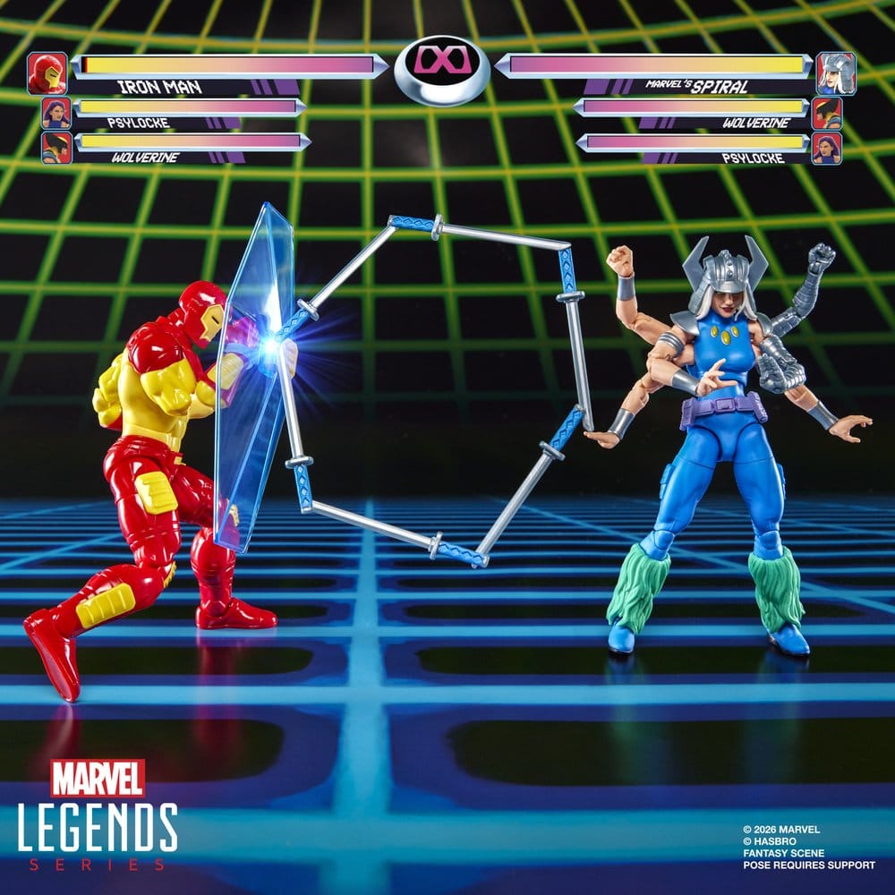 Hasbro Marvel Games Iron Man Marvel’s Spiral Marvel Legends 2er-Pack Actionfiguren