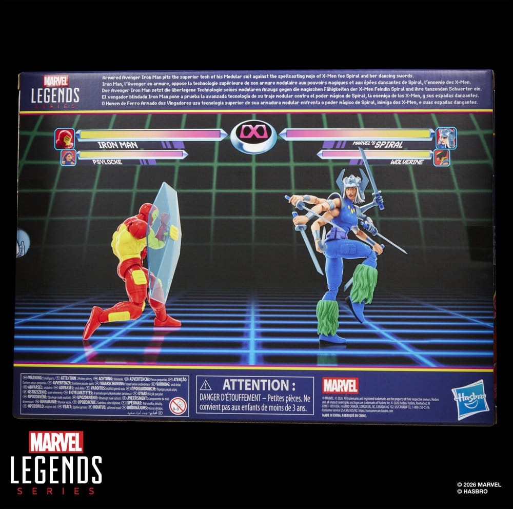 Hasbro Marvel Games Iron Man Marvel’s Spiral Marvel Legends 2er-Pack Actionfiguren