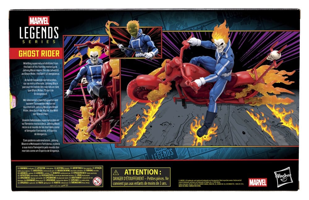 Hasbro Marvel Ghost Rider Johnny Blaze Motorcycle Marvel Legends Actionfigur