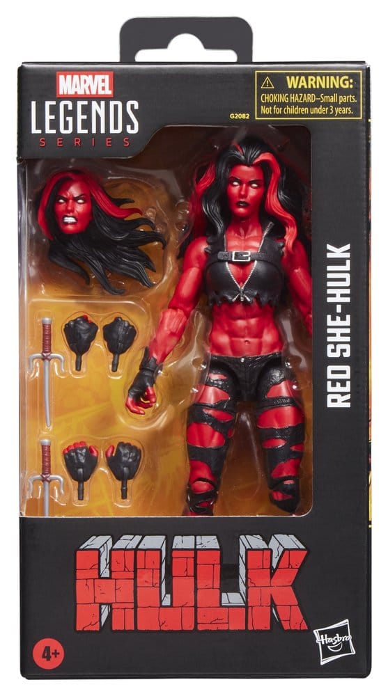 Hasbro Marvel Hulk Marvel Legends Red She-Hulk Actionfigur