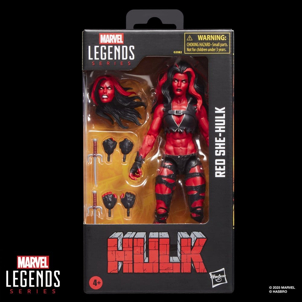 Hasbro Marvel Hulk Marvel Legends Red She-Hulk Actionfigur