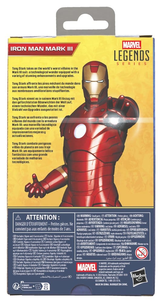 Hasbro Marvel Iron Man Mark III Marvel Legends Serie Actionfigur