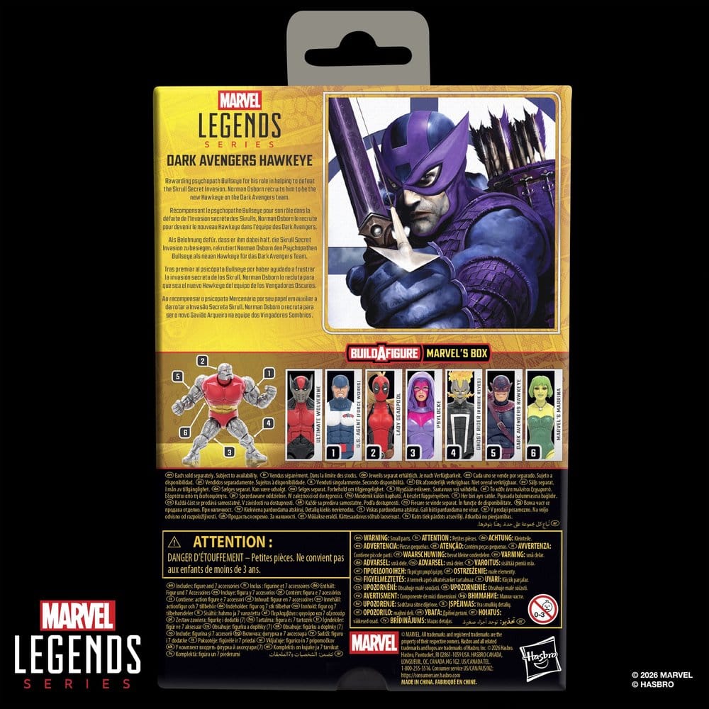 Hasbro Marvel Legends Dark Avengers Hawkeye (BAF Marvel’s Box) Actionfigur