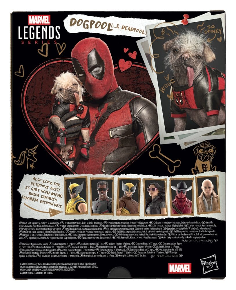 Hasbro Marvel Legends Deadpool Wolverine Actionfigur Dogpool Deadpool