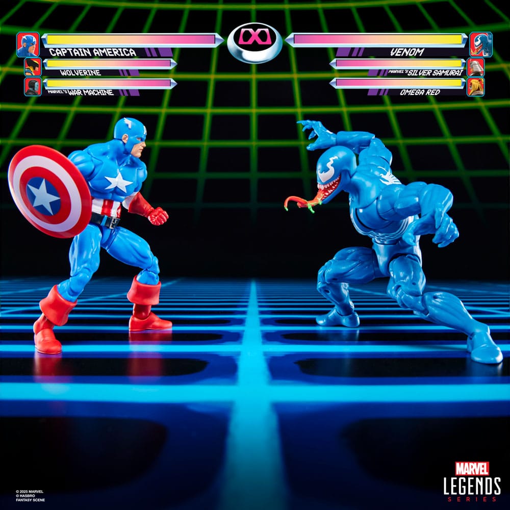 Hasbro Marvel Legends Gamerverse Captain America Vs Venom 2er-Pack Actionfiguren