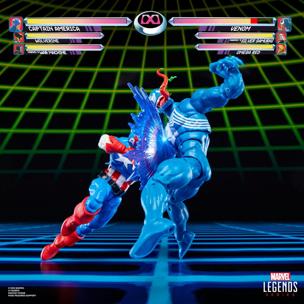 Hasbro Marvel Legends Gamerverse Captain America Vs Venom 2er-Pack Actionfiguren
