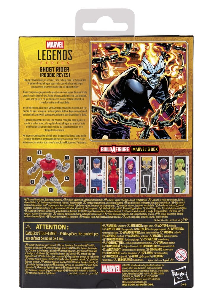 Hasbro Marvel Legends Ghost Rider (Robbie Reyes) (BAF Marvel’s Box) Actionfigur