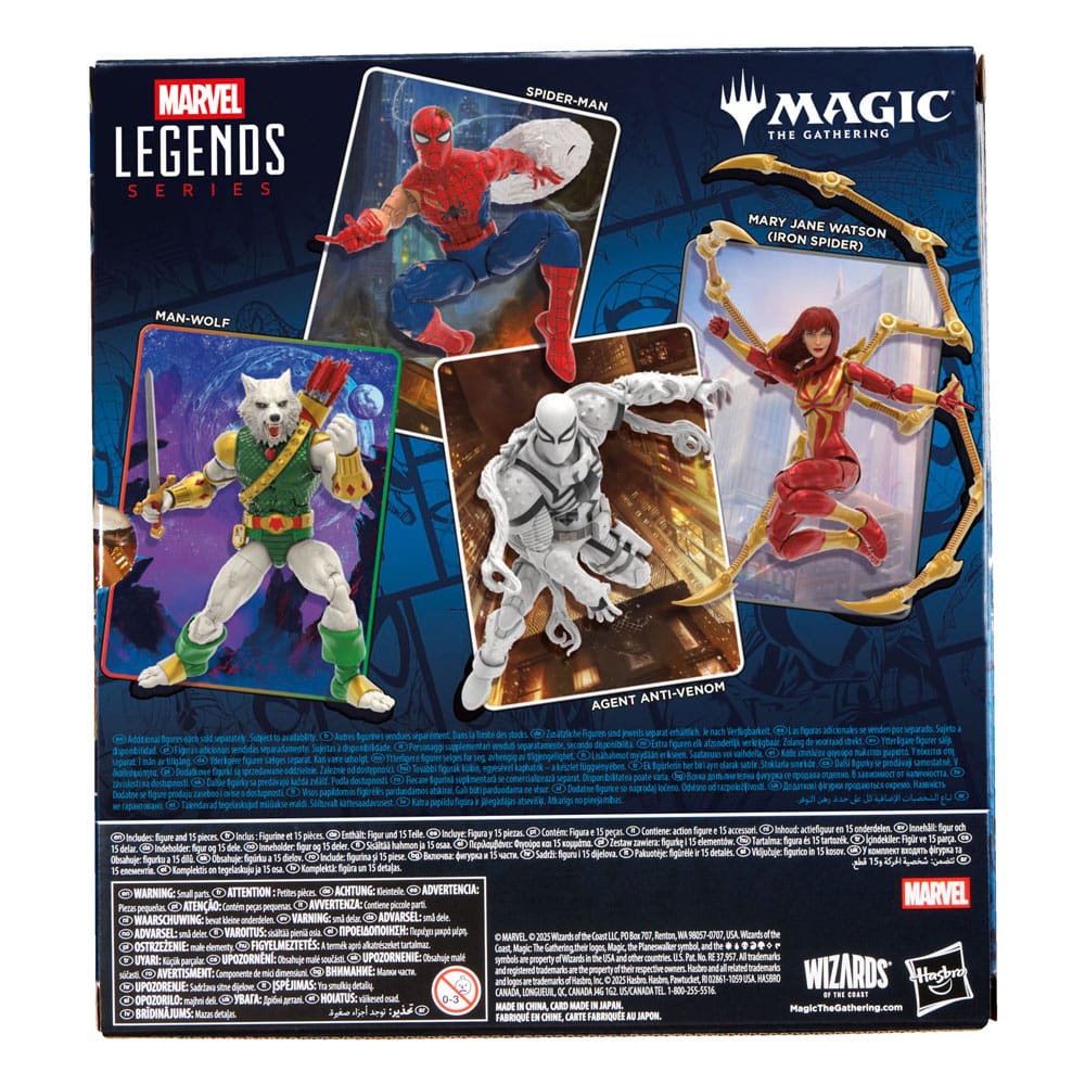 Hasbro Marvel Legends Magic The Gathering Agent Anti-Venom plus exklusive Foil-Karte Actionfigur