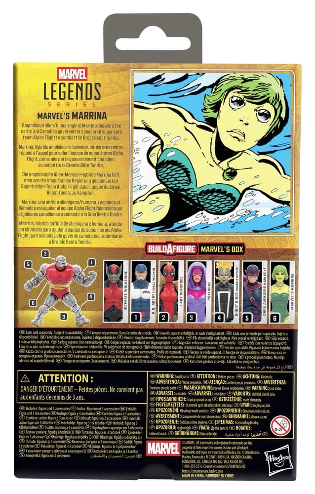 Hasbro Marvel Legends Marvels Marrina BAF Marvel’s Box Actionfigur