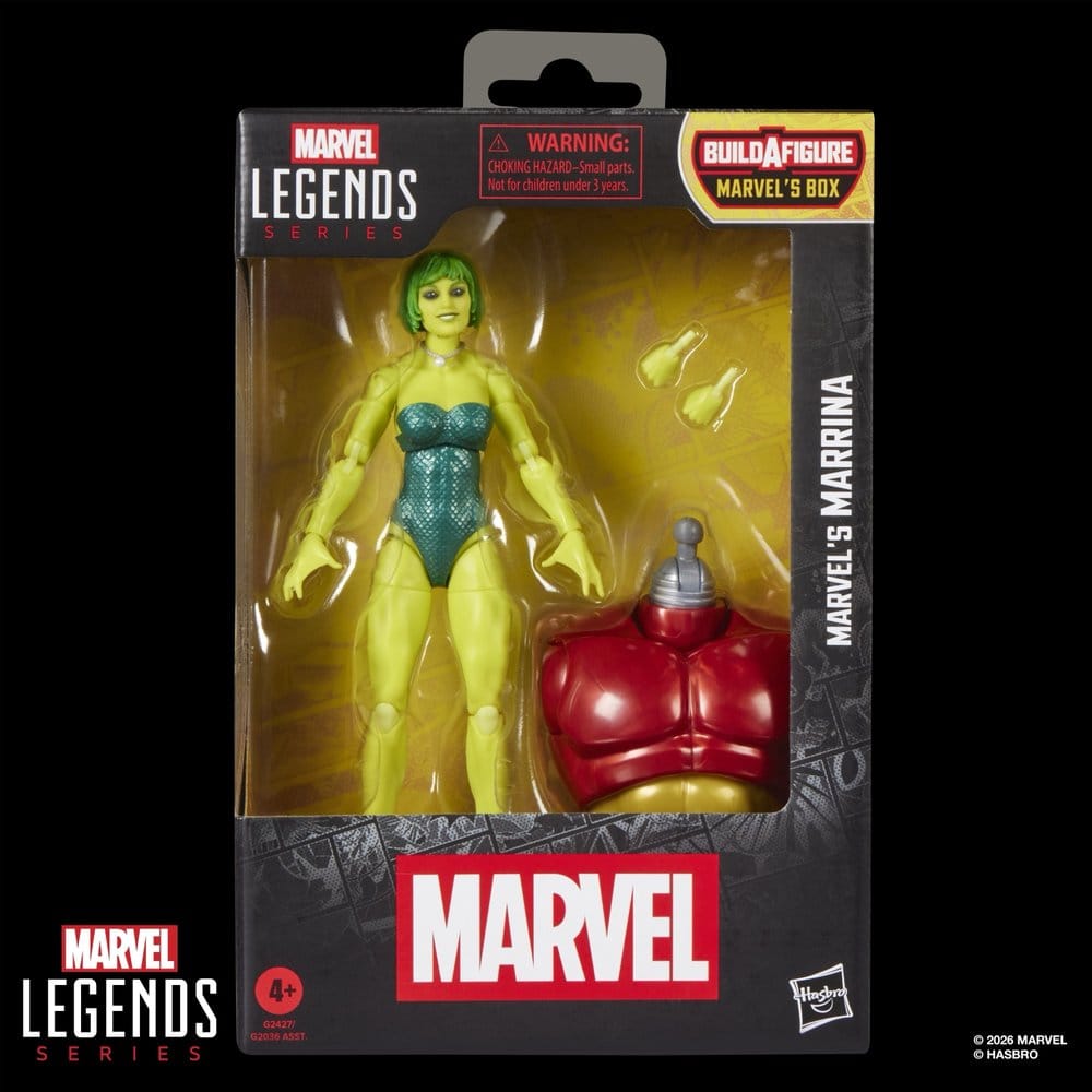 Hasbro Marvel Legends Marvels Marrina BAF Marvel’s Box Actionfigur