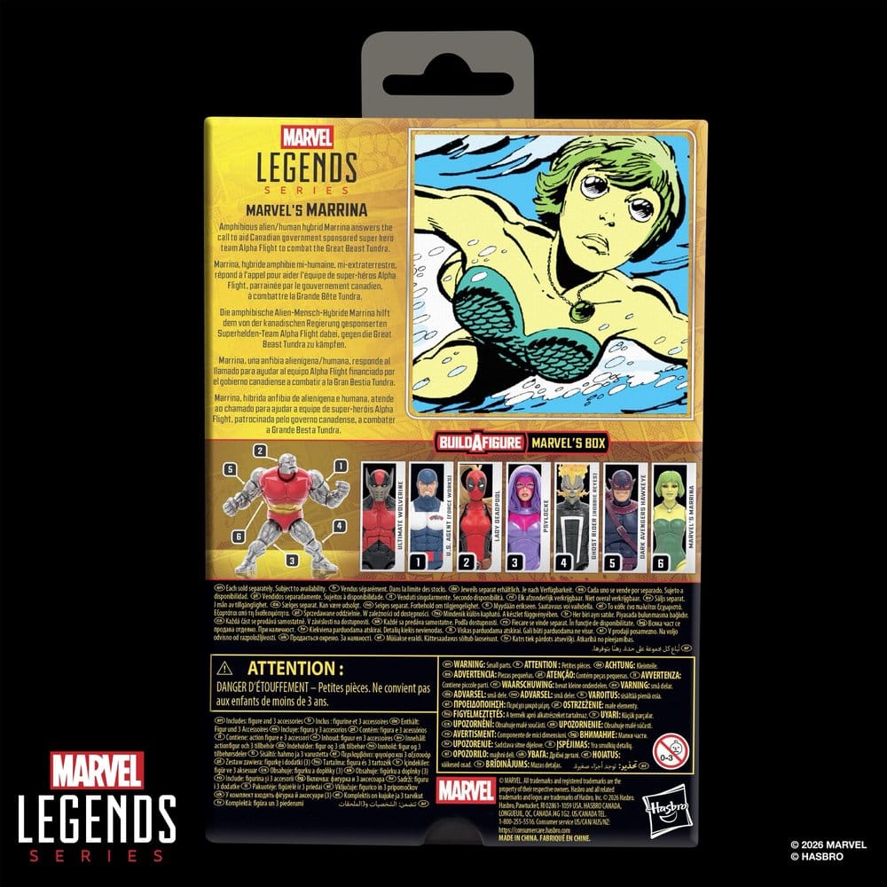 Hasbro Marvel Legends Marvels Marrina BAF Marvel’s Box Actionfigur