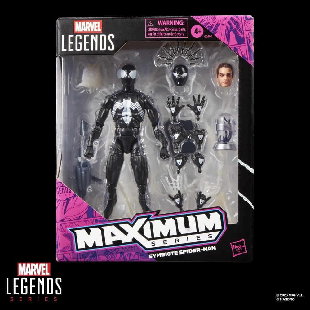 Hasbro Marvel Legends Maximum Series Symbiote Spider-Man Actionfigur
