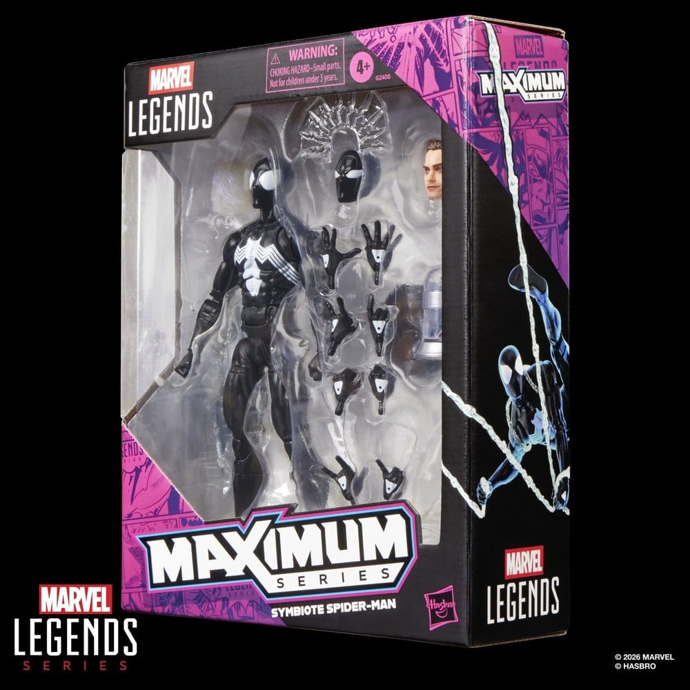 Hasbro Marvel Legends Maximum Series Symbiote Spider-Man Actionfigur